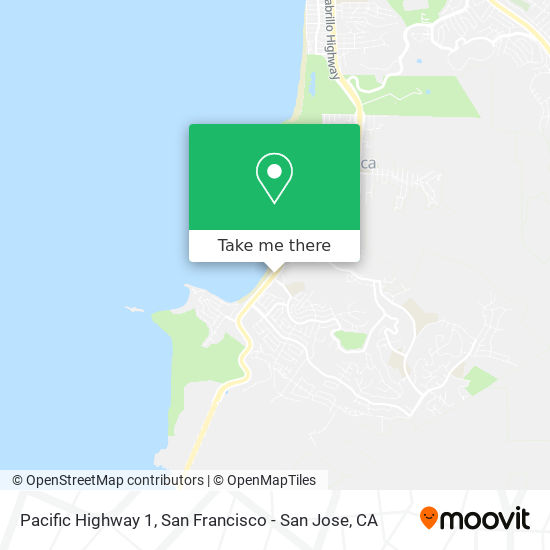 Pacific Highway 1 map