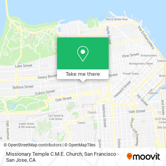 Mapa de Missionary Temple C.M.E. Church