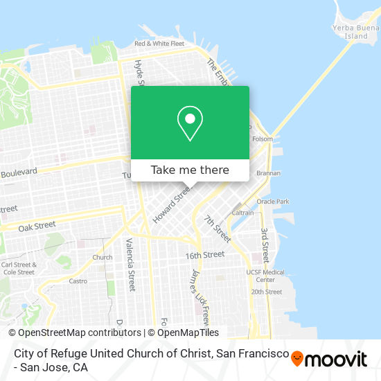 City of Refuge United Church of Christ map
