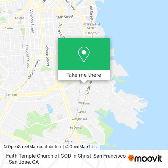 Faith Temple Church of GOD in Christ map