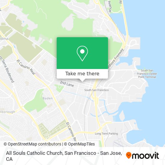 All Souls Catholic Church map