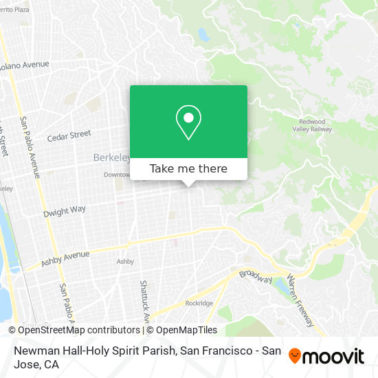 Mapa de Newman Hall-Holy Spirit Parish