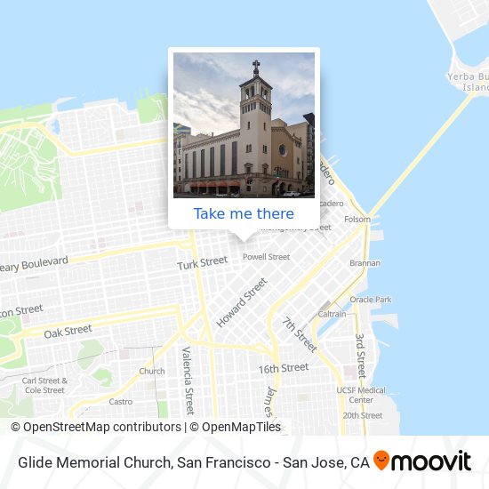 Glide Memorial Church map