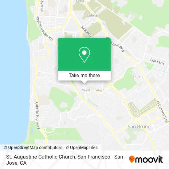 St. Augustine Catholic Church map