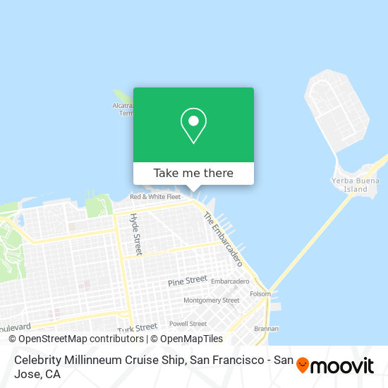 Celebrity Millinneum Cruise Ship map