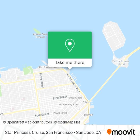 Mapa de Star Princess Cruise