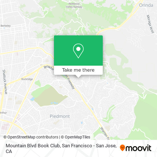 Mapa de Mountain Blvd Book Club