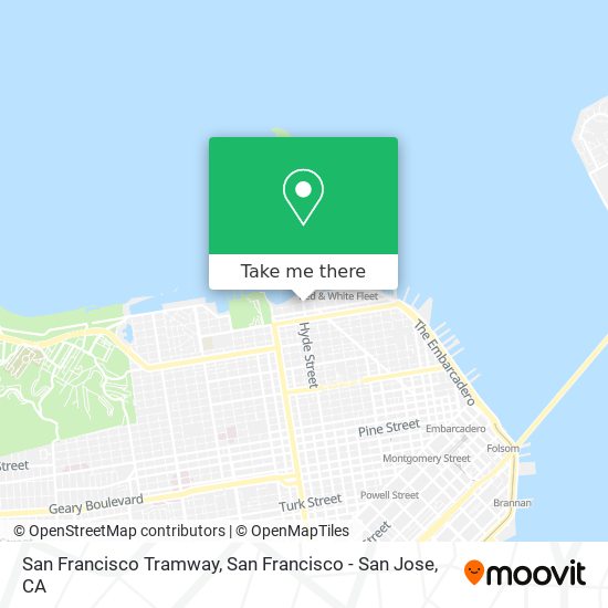 Mapa de San Francisco Tramway