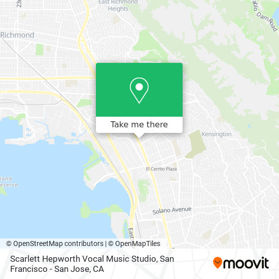 Mapa de Scarlett Hepworth Vocal Music Studio