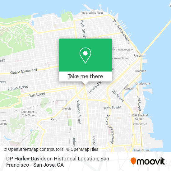 DP Harley-Davidson Historical Location map