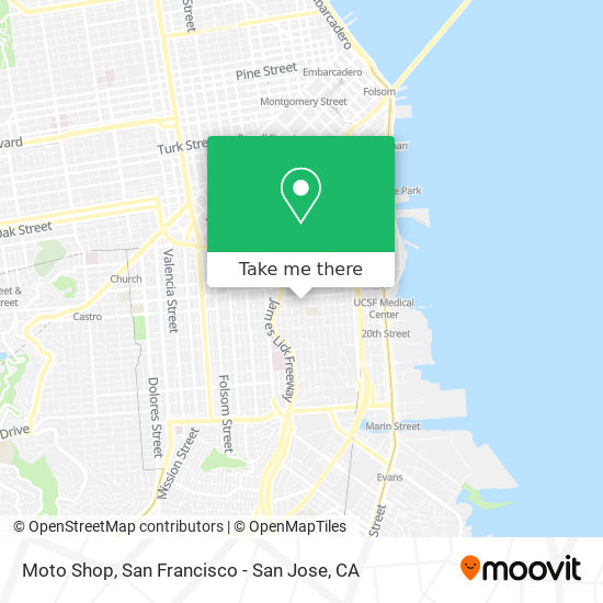 Moto Shop map