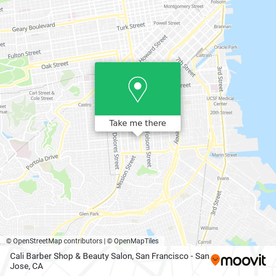 Cali Barber Shop & Beauty Salon map