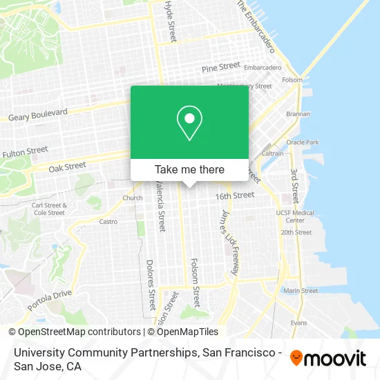 Mapa de University Community Partnerships