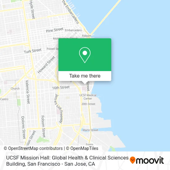 UCSF Mission Hall: Global Health & Clinical Sciences Building map