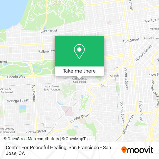 Center For Peaceful Healing map