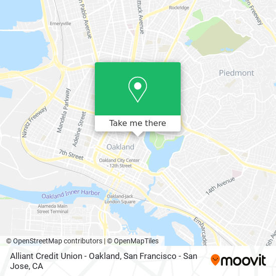 Alliant Credit Union - Oakland map