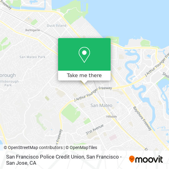 Mapa de San Francisco Police Credit Union