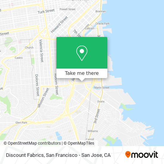 Discount Fabrics map
