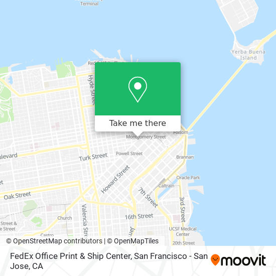 Mapa de FedEx Office Print & Ship Center