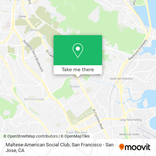 Mapa de Maltese-American Social Club