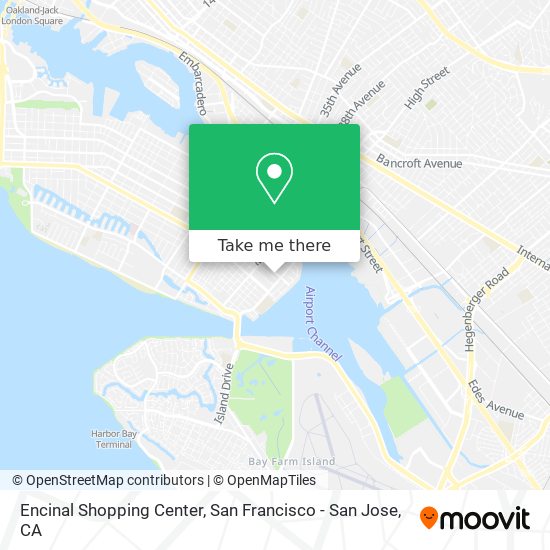 Encinal Shopping Center map