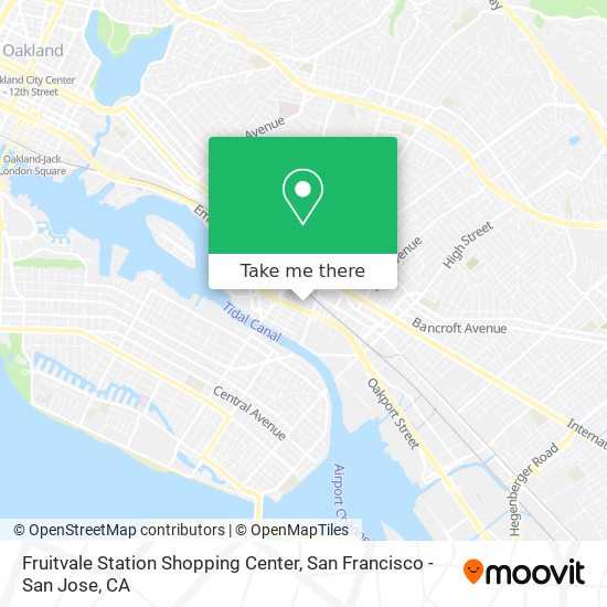 Mapa de Fruitvale Station Shopping Center