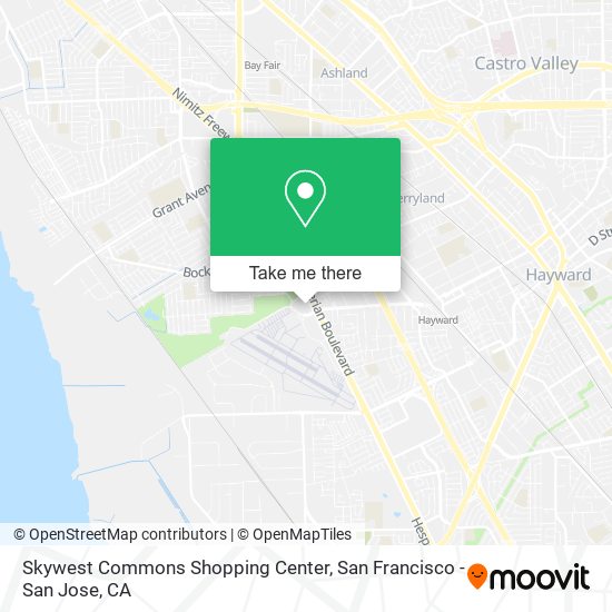 Mapa de Skywest Commons Shopping Center