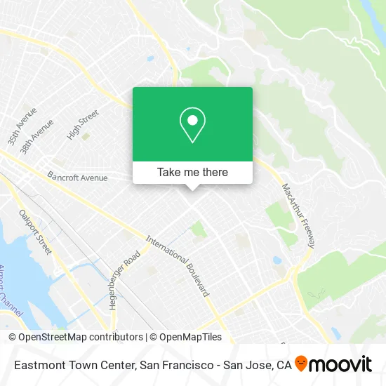 Mapa de Eastmont Town Center