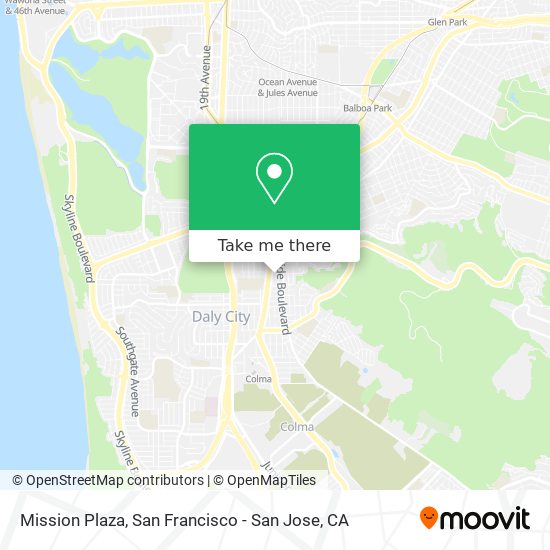 Mission Plaza map