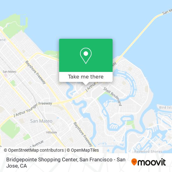 Bridgepointe Shopping Center map