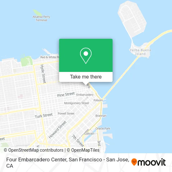 Mapa de Four Embarcadero Center