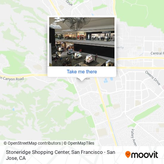 Stoneridge Shopping Center map