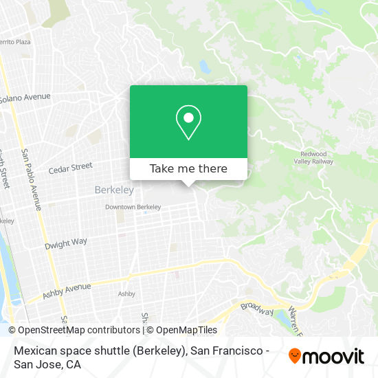 Mexican space shuttle (Berkeley) map