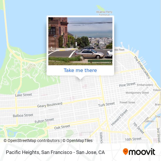 Pacific Heights map