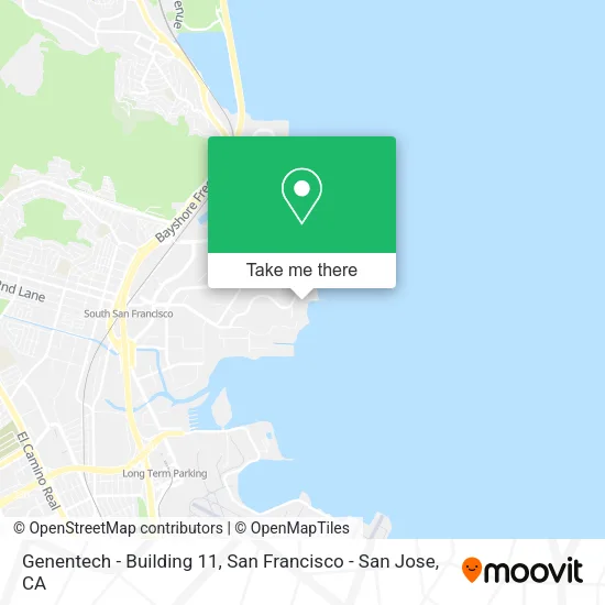Genentech - Building 11 map