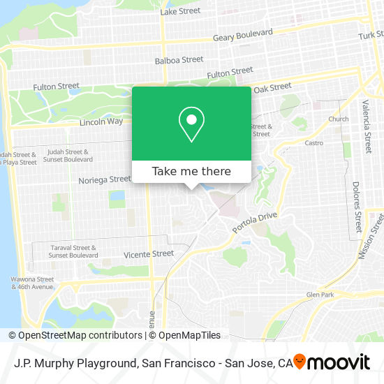 J.P. Murphy Playground map