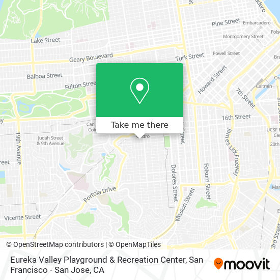 Eureka Valley Playground & Recreation Center map