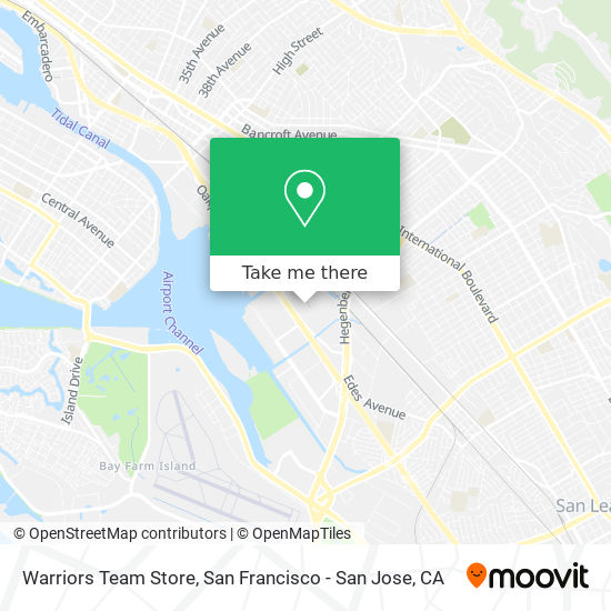 Mapa de Warriors Team Store