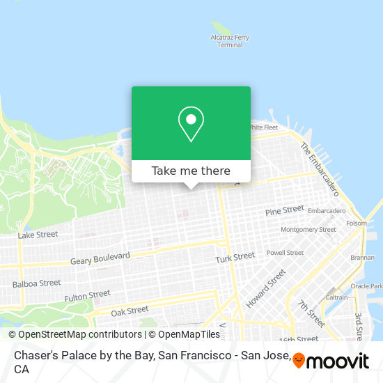 Mapa de Chaser's Palace by the Bay