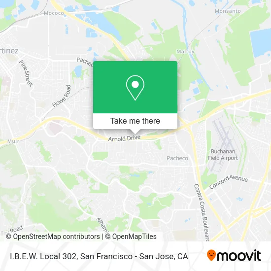 Mapa de I.B.E.W. Local 302