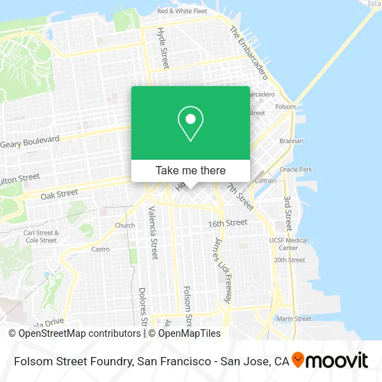 Mapa de Folsom Street Foundry