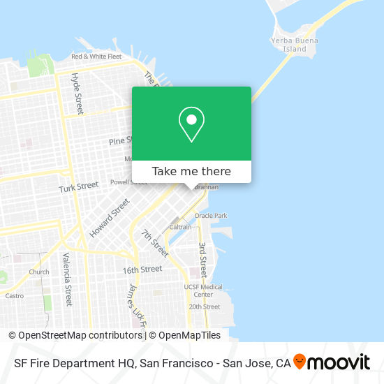 SF Fire Department HQ map
