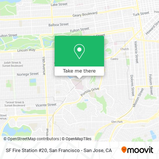 Mapa de SF Fire Station #20