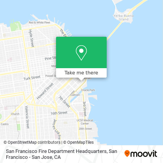 San Francisco Fire Department Headquarters map