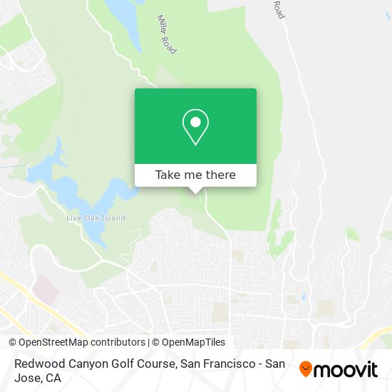 Redwood Canyon Golf Course map