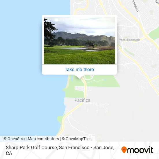 Sharp Park Golf Course map