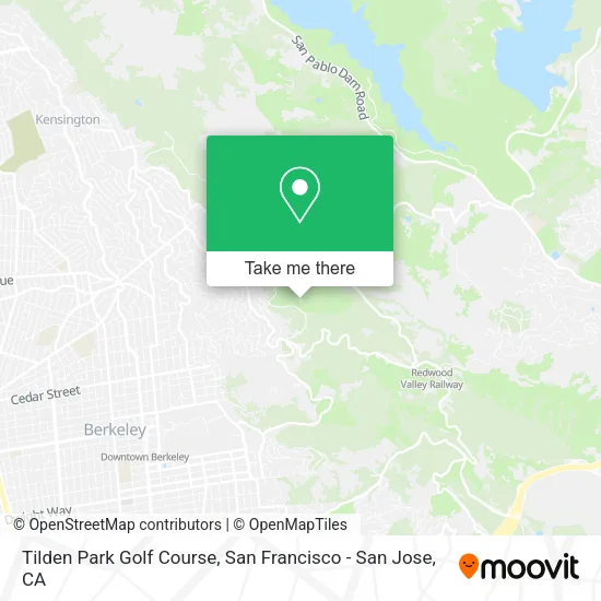 Mapa de Tilden Park Golf Course