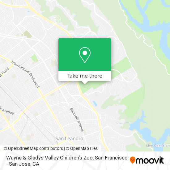Mapa de Wayne & Gladys Valley Children's Zoo