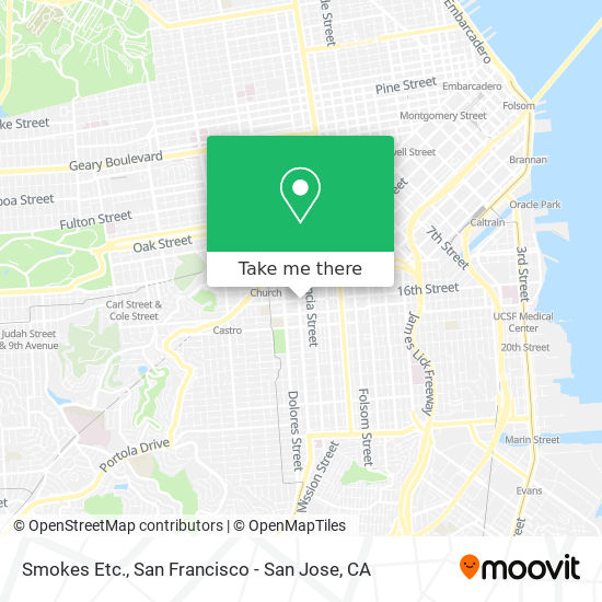 Smokes Etc. map