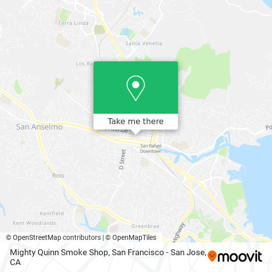 Mighty Quinn Smoke Shop map